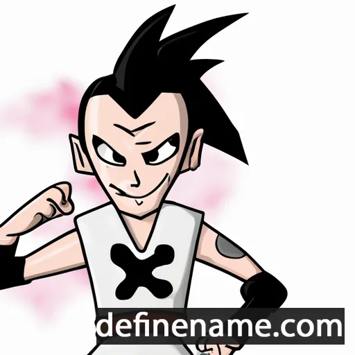 cartoon of the name Shikamaro