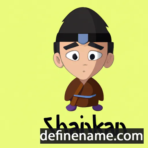 cartoon of the name Shikan