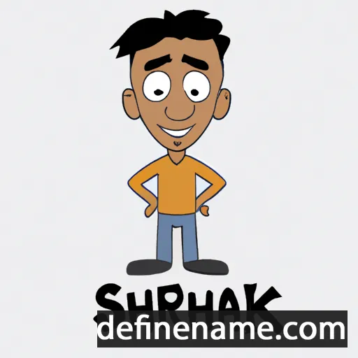 cartoon of the name Shikhar