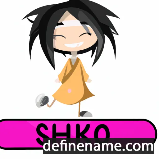 cartoon of the name Shiko