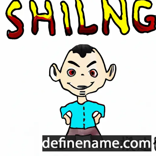 cartoon of the name Shiling