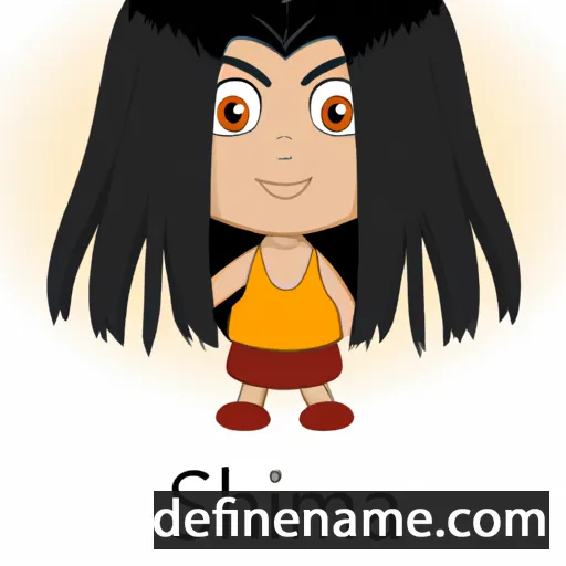 cartoon of the name Shima