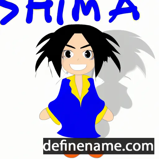 cartoon of the name Shima