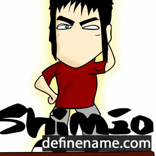 cartoon of the name Shimi