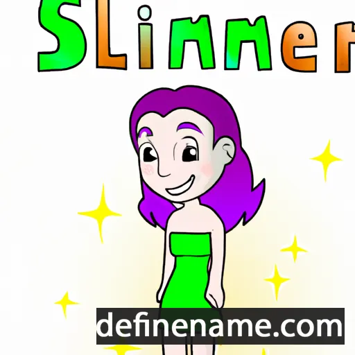 cartoon of the name Shimmer