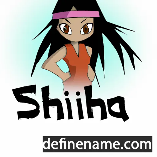 cartoon of the name Shina