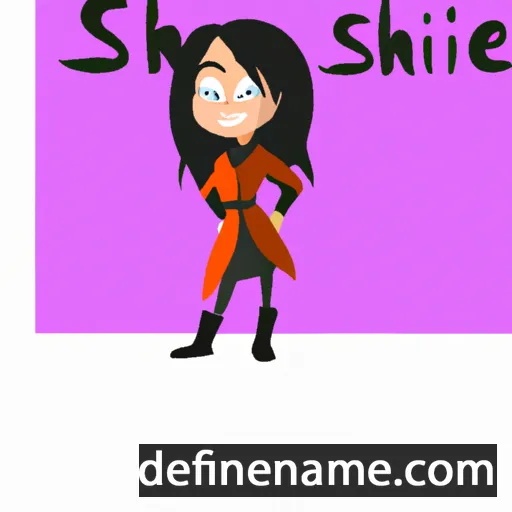 cartoon of the name Shinade