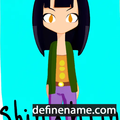 cartoon of the name Shinami