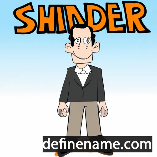 cartoon of the name Shindler