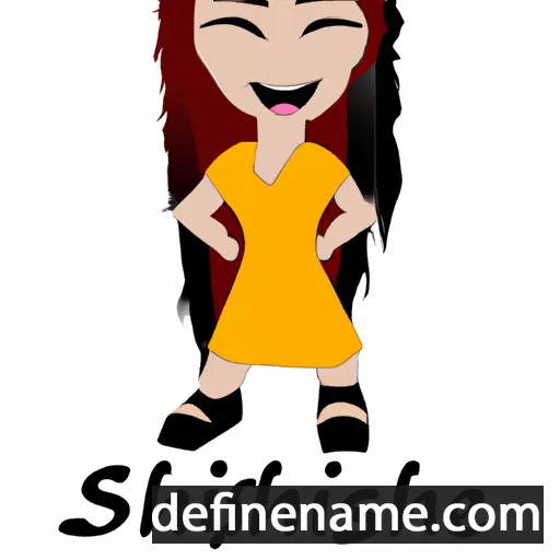 cartoon of the name Shinehah