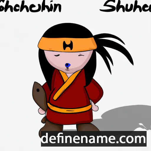 Shinekhüükhen cartoon