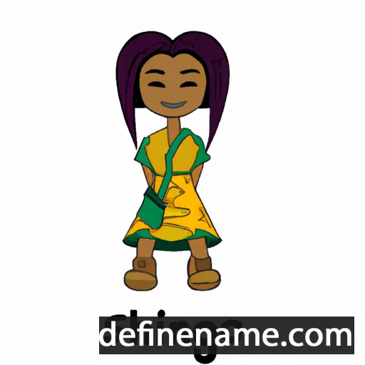 cartoon of the name Shingai