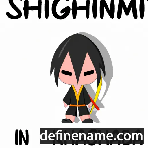 cartoon of the name Shinigami