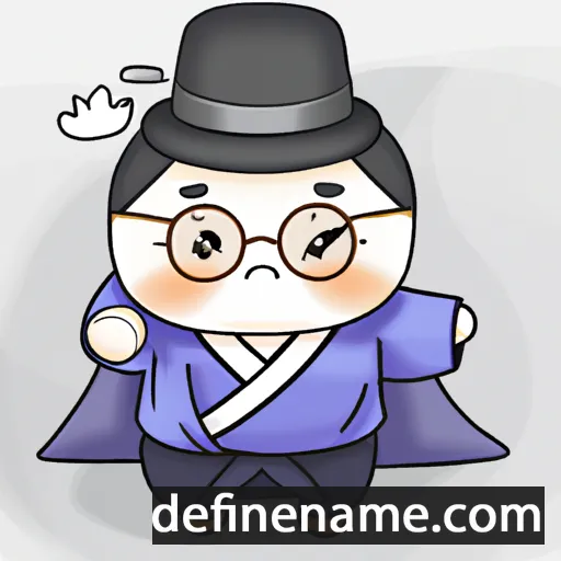 cartoon of the name Shinmyeongsunseong