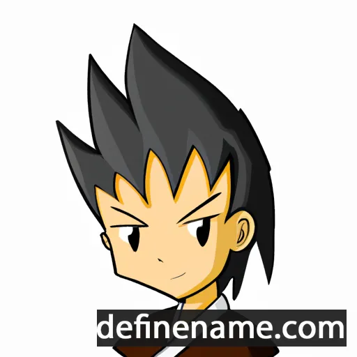 cartoon of the name Shinri