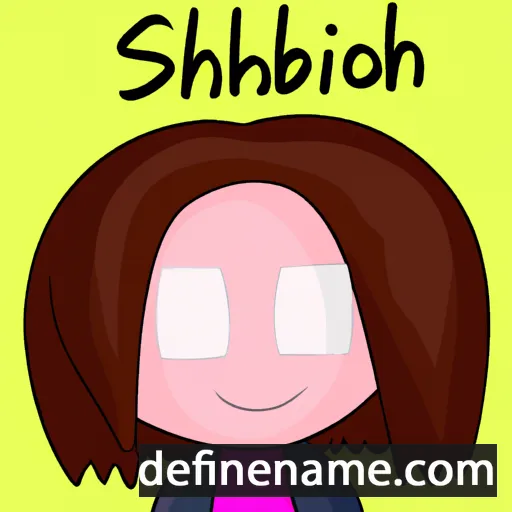 cartoon of the name Shiobhan