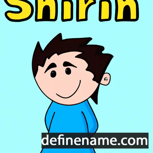 cartoon of the name Shiran