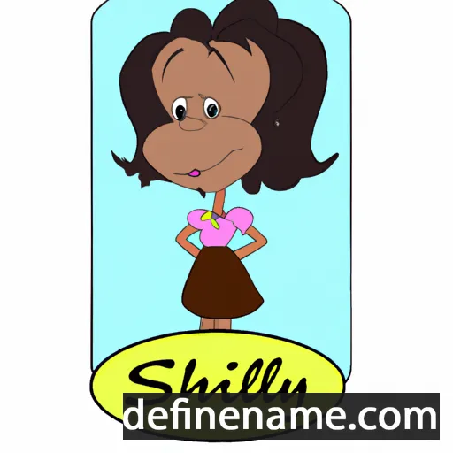 cartoon of the name Shirley