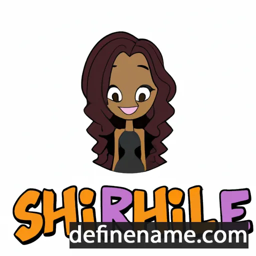 cartoon of the name Shirline