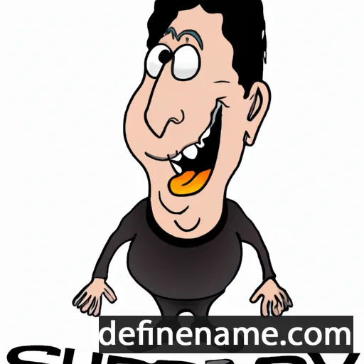 cartoon of the name Shirvy