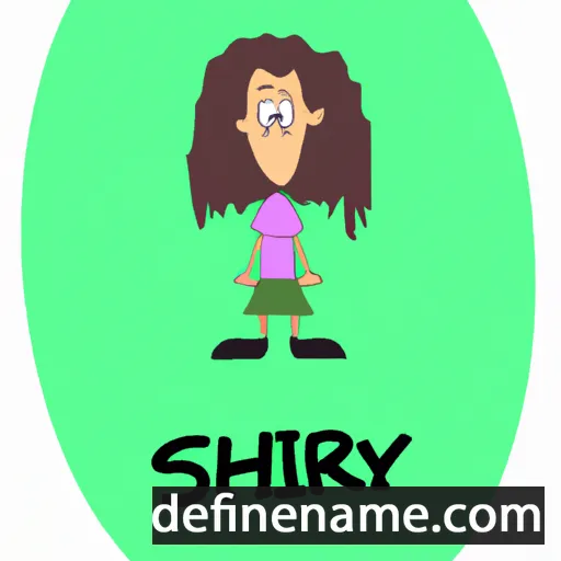 cartoon of the name Shiry