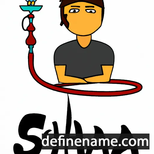 cartoon of the name Shisha