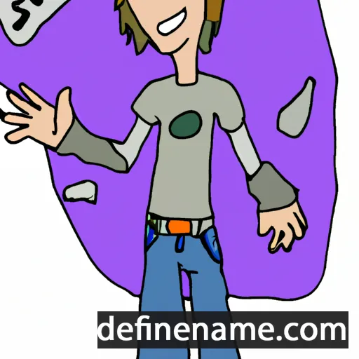 cartoon of the name Shivon