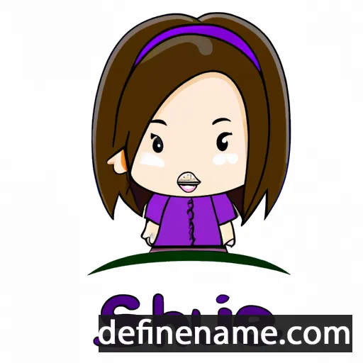 cartoon of the name Shizue