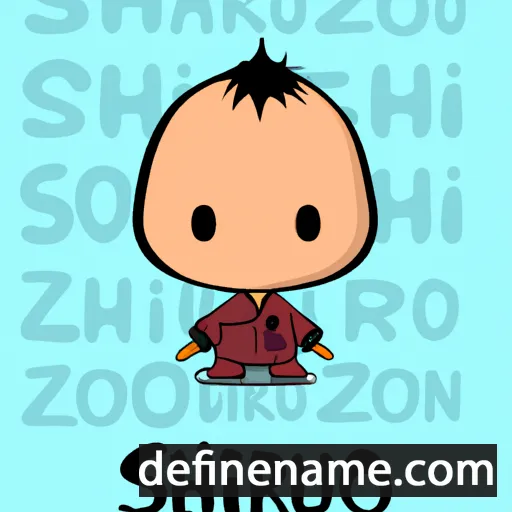 cartoon of the name Shizuro