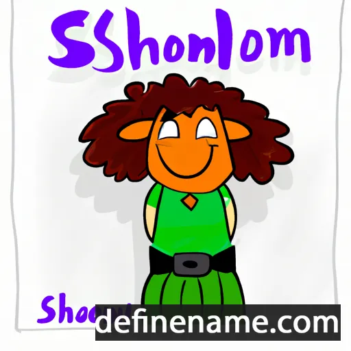 cartoon of the name Shloma