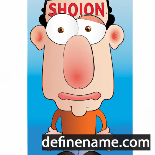 cartoon of the name Shlomtzion