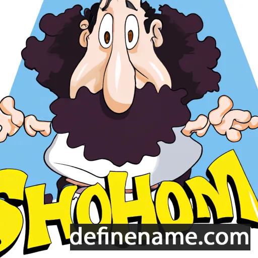 cartoon of the name Shlomzion