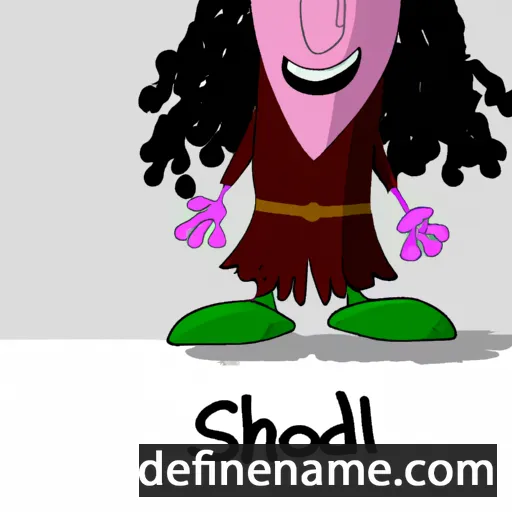 cartoon of the name Shoddil