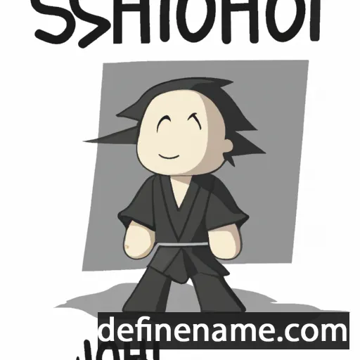 cartoon of the name Shoji