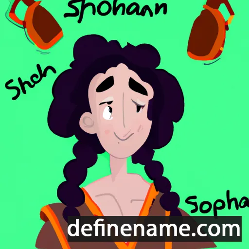 cartoon of the name Sholpan