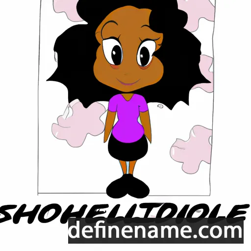 cartoon of the name Shondell