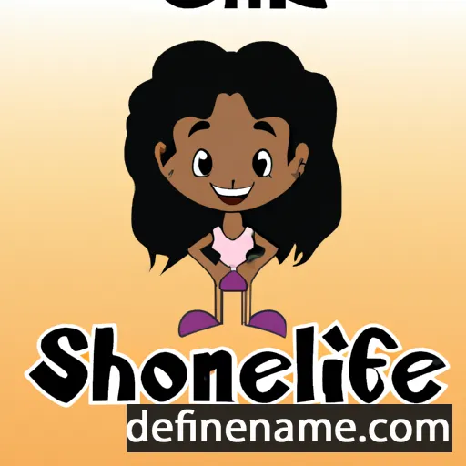 cartoon of the name Shonelle