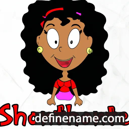 cartoon of the name Shonette