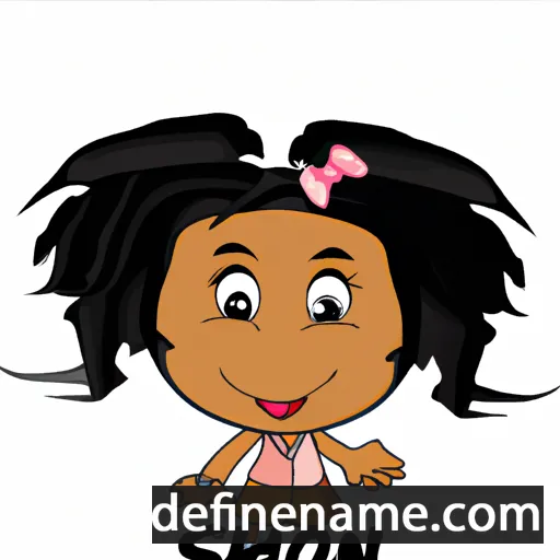 cartoon of the name Shoni