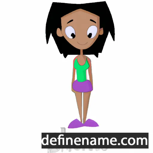 cartoon of the name Shontaye