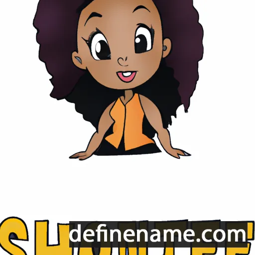 cartoon of the name Shonte