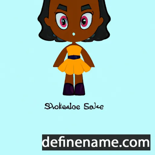 cartoon of the name Shontelle