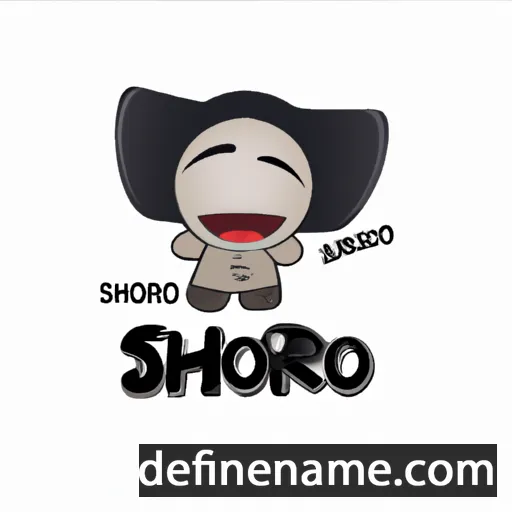 cartoon of the name Shoro