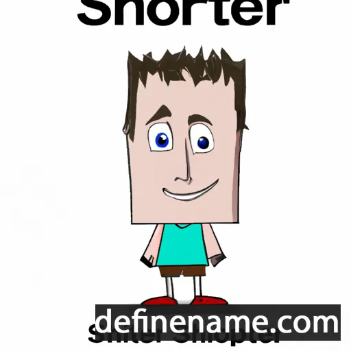 cartoon of the name Shorter