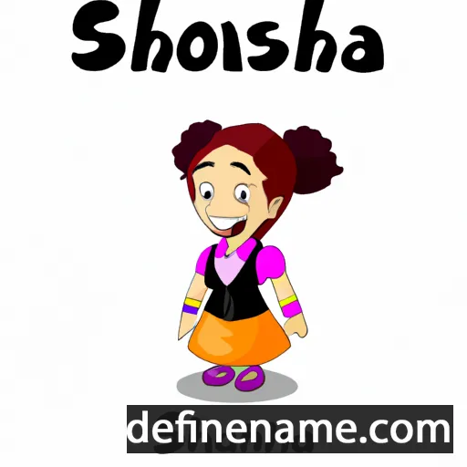 cartoon of the name Shosanna