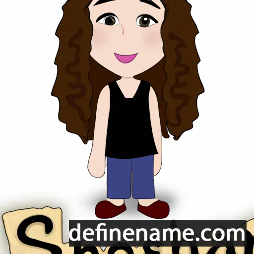 cartoon of the name Shoshanna