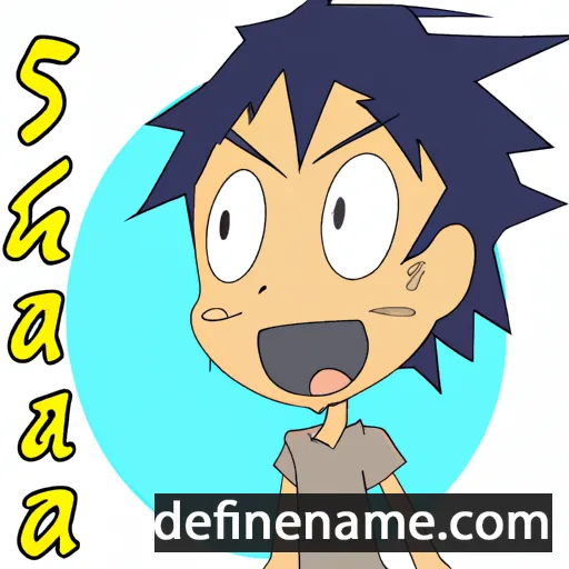 cartoon of the name Shoutaro