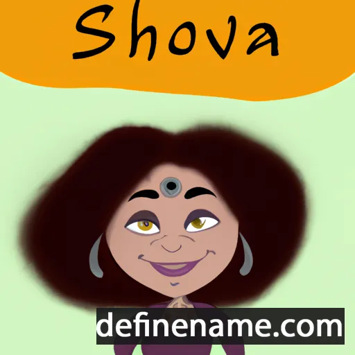 cartoon of the name Shova