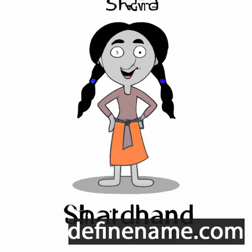 cartoon of the name Shradhanjali