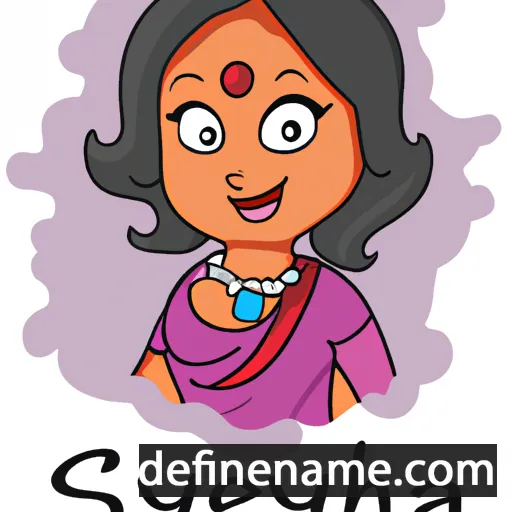 cartoon of the name Shreyada